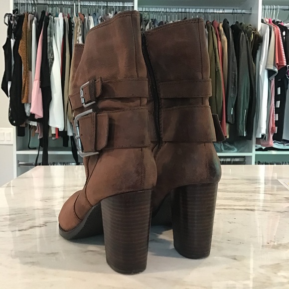 Brown Heeled Boots - Picture 5 of 5